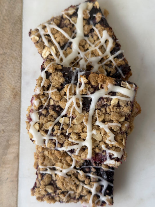 Blueberry Oat Bars